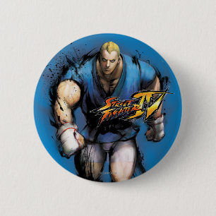 Abel Walking Pinback Button