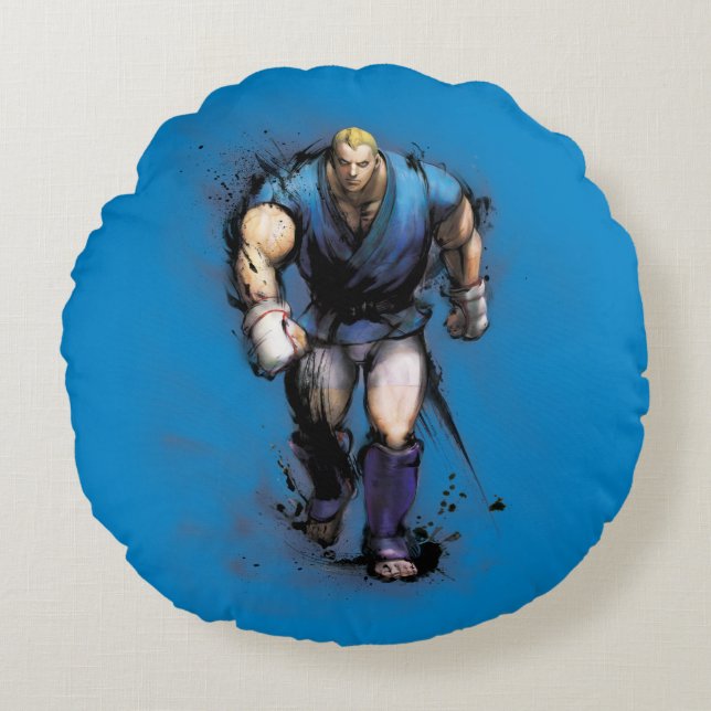 Abel Walking Round Pillow (Front)