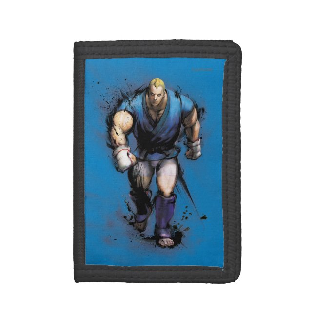 Abel Walking Tri-fold Wallet (Front Vertical)