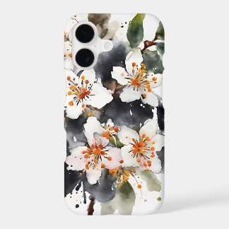Abelia - Watercolor flowers iPhone 17 Case