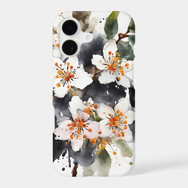 Abelia - Watercolor flowers Case-Mate iPhone Case (Back)
