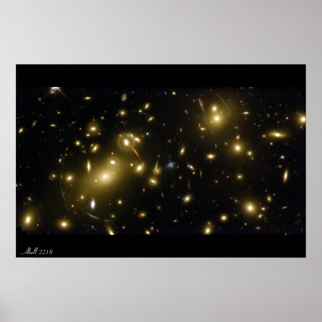 Abell 2218 poster (Front)