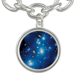 Abell 2744 Pandora Galaxy Cluster Space Photo Charm Bracelet
