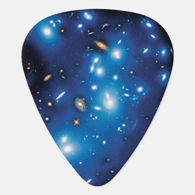 Abell 2744 Pandora Galaxy Cluster Space Photo Guitar Pick (Front)