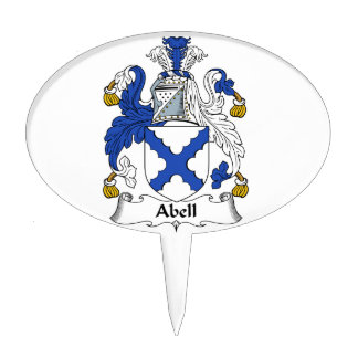Abell Family Coat of Arms & Family Crests Cake Topper