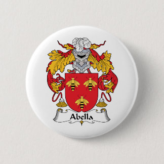 Abella Family Crest Pinback Button