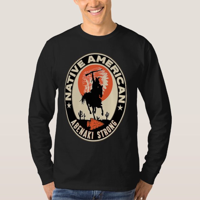 ABENAKI Tribe Native American Indian Pride Respect T-Shirt (Front)