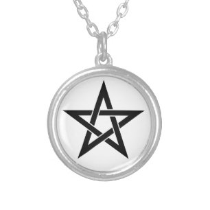 Abeno Seimei amulet Silver Plated Necklace