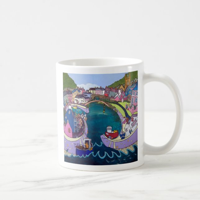 Aberaeron, by Helen Elliott Coffee Mug (Right)