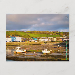 Aberaeron - Harbor - Spring Postcard