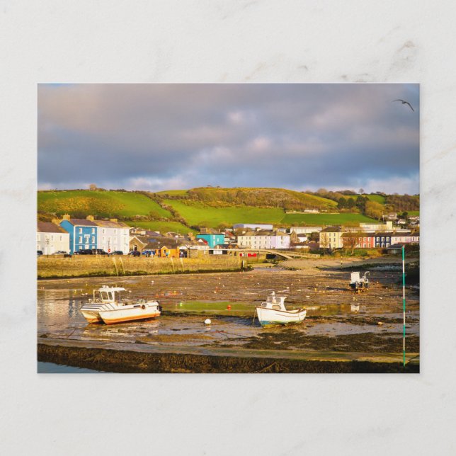 Aberaeron - Harbor - Spring Postcard (Front)