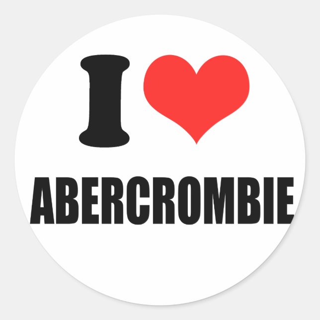ABERCROMBIE 2010 CLASSIC ROUND STICKER (Front)