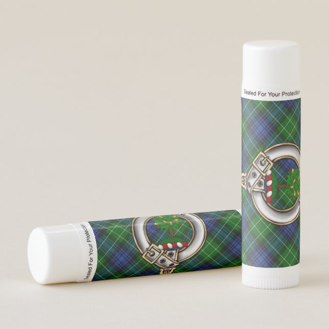 Abercrombie Badge & Tartan Lip Balm (Front)