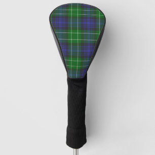 Abercrombie Blue Green Tartan Plaid Scottish Golf Head Cover