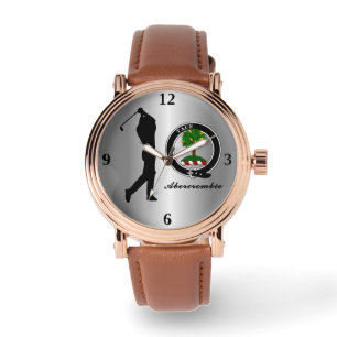 Abercrombie Clan Badge (His) Golf Watch
