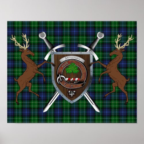 Abercrombie Clan Badge Poster