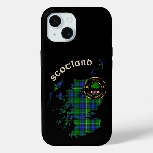 Abercrombie Clan Crest  Tartan iPhone 15 Case