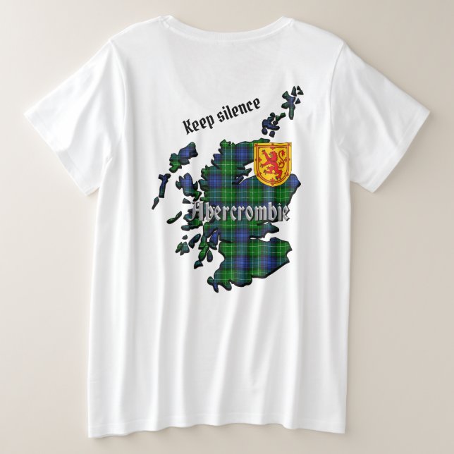 Abercrombie Clan  Plus Size T-Shirt (Design Back)