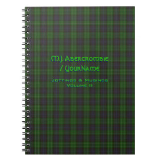 Abercrombie Clan tartan Notebook