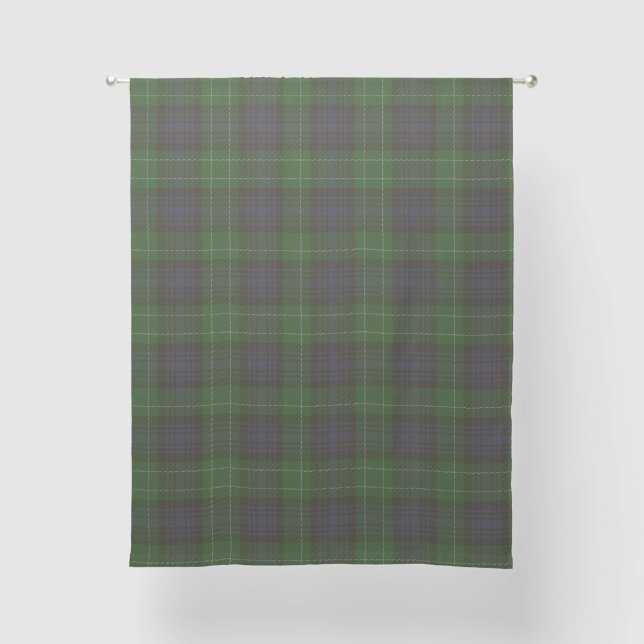 Abercrombie Clan Tartan Sheer Curtains (Front)