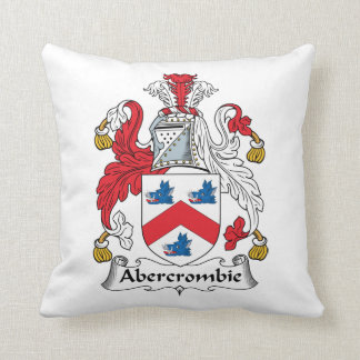 Abercrombie Family Crest Throw Pillow