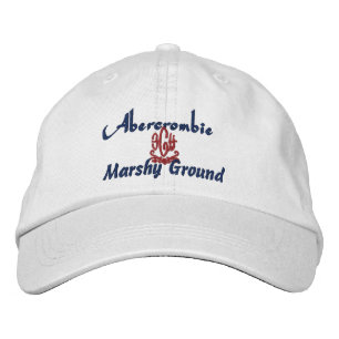 Abercrombie Name With Celtic/Gaelic Meaning White Embroidered Baseball Cap