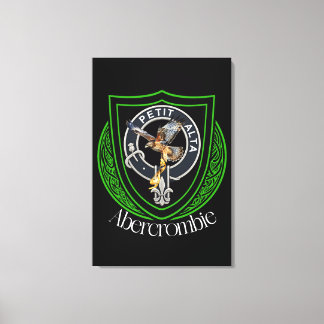 Abercrombie Scottish Clan Crest Canvas Print