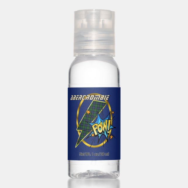 Abercrombie Tartan Lightening Bolt Hand Sanitizer (Front)