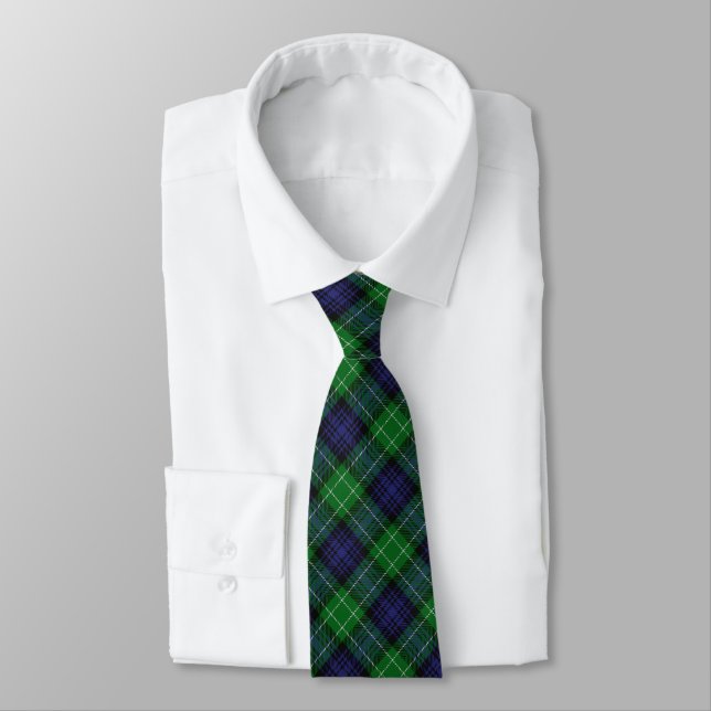 Abercrombie Tartan Neck Tie (Tied)