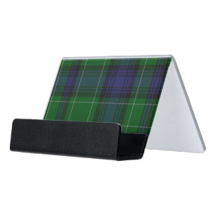 Abercrombie Tartan Plaid Business Card Holder