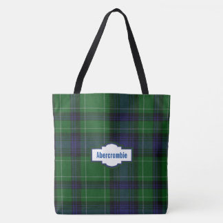 Abercrombie Tartan Plaid Tote Bag