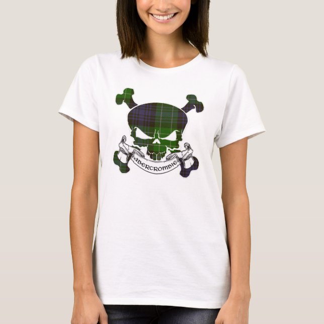 Abercrombie Tartan Skull Shirt (Front)