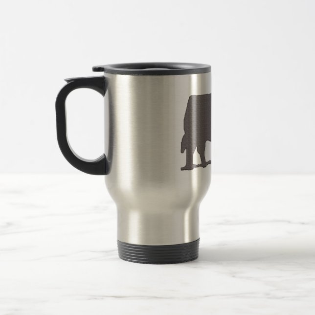 Aberdeen Angus Cattle Travel Mug (Left)
