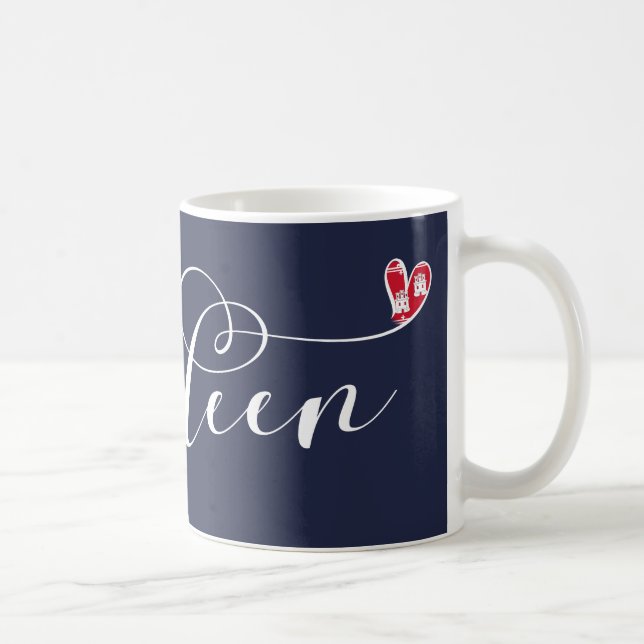 Aberdeen Flag Heart, Aberdonian Coffee Mug (Right)
