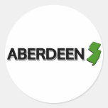 Aberdeen, New Jersey Classic Round Sticker