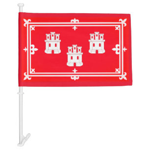 Aberdeen, SCOTLAND Car Flag