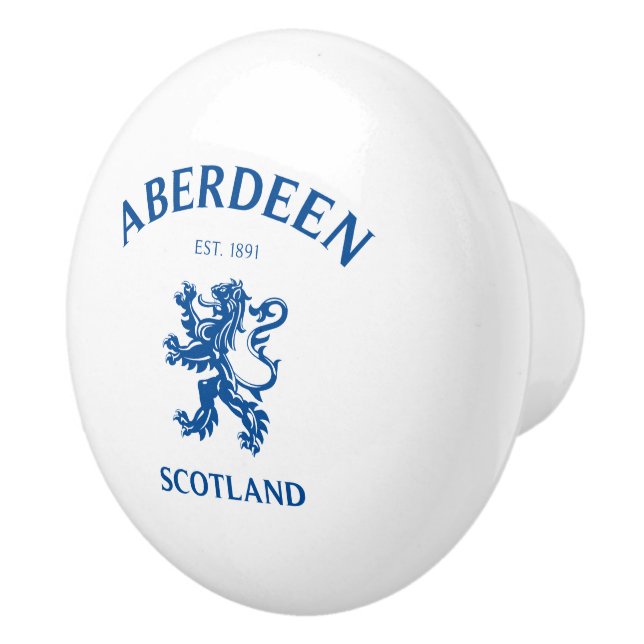 Aberdeen Scotland Ceramic Knob (Right)