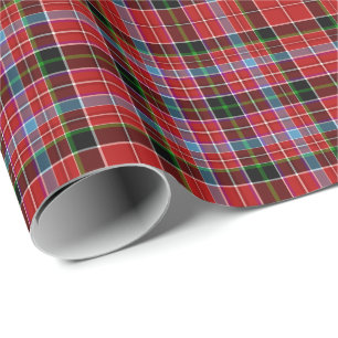 Aberdeen Scotland District Tartan Wrapping Paper