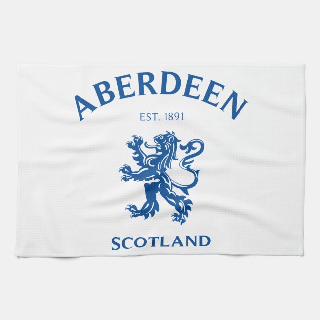 Aberdeen Scotland Kitchen Towel (Horizontal)