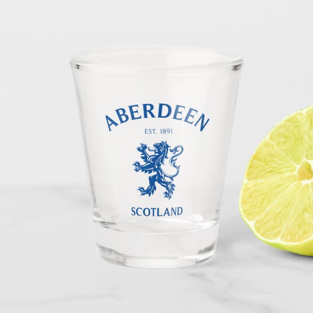 Aberdeen Scotland Shot Glass (Front)