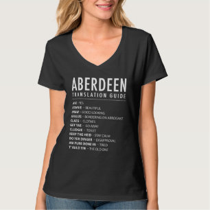 Aberdeen Scottish Slang Translation Guide & Scotla T-Shirt