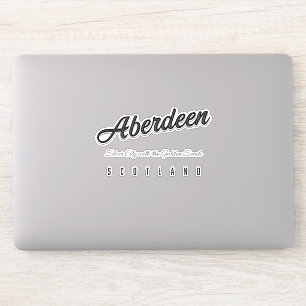 Aberdeen "Silver City with the Golden Sands" Sticker