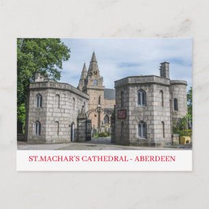 Aberdeen St.Machar Cathedral view postcard