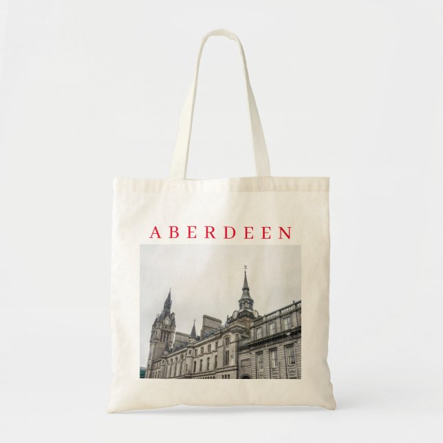 Aberdeen Tolbooth Museum view tote bag (Front)