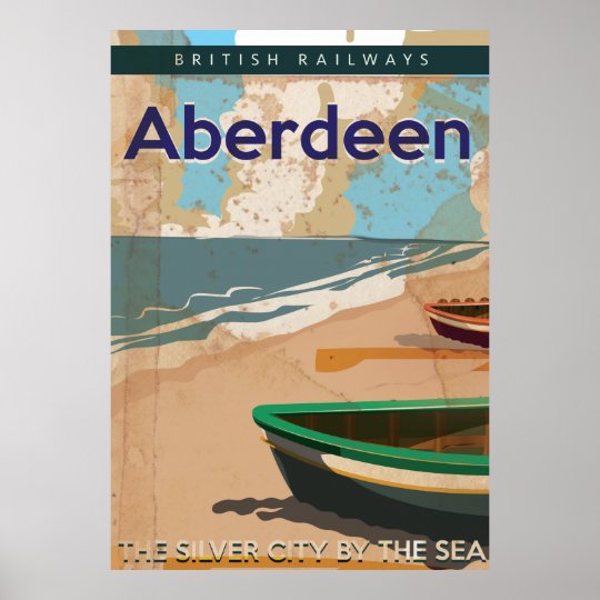 aberdeen travel poster