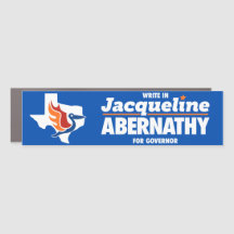 Abernathy for Texas Bumper Car Magnet