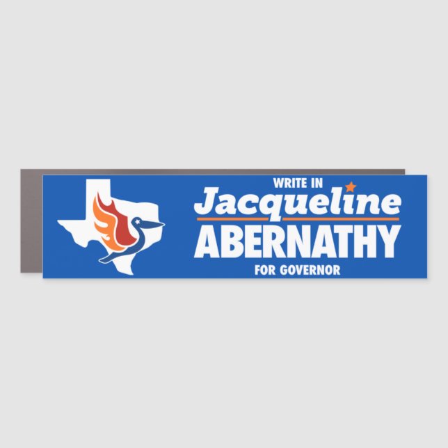 Abernathy for Texas Bumper Car Magnet (Front)
