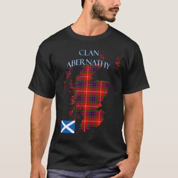 Abernathy Scottish Clan Tartan Scotland T-shirt by thecelticflame at Zazzle