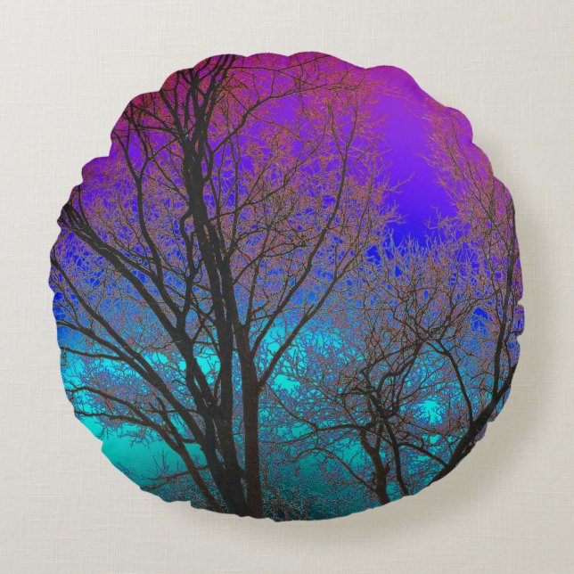 Aberration Round Pillow (Front)