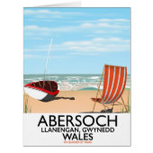 Abersoch Llanengan in Gwynedd, Wales travel poster (Front)